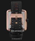 Alexandre Christie AC 3039 MC LRGBA Sport Chronograph Men Black Dial Black Leather Strap-2