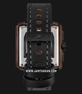 Alexandre Christie AC 3039 MC LZBBA Sport Chronograph Men Black Dial Black Leather Strap-2