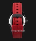 Alexandre Christie Automatic AC 3042 MA RIPBARE Man Black Dial Red Rubber Strap + Ekstra Strap-2