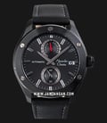 Alexandre Christie Automatic AC 3044 MA LIPBA Man Black Dial Leather Strap-0