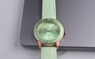 Alexandre Christie Passion AC 5002 LD LRGGN Ladies Light Green Dial Light Green Leather Strap-5
