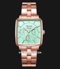 Alexandre Christie Multifunction AC 5003 BF BRGGN Green Dial Rose Gold Stainless Steel Strap-0