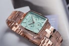 Alexandre Christie Multifunction AC 5003 BF BRGGN Green Dial Rose Gold Stainless Steel Strap-3