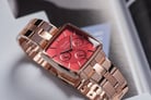 Alexandre Christie Multifunction AC 5003 BF BRGRE Red Dial Rose Gold Stainless Steel Strap-3