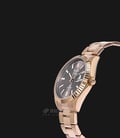 Alexandre Christie AC 5007 BRGBO Couple Brown Sunray Dial Rose Gold Stainless Steel Strap-1