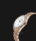 Alexandre Christie AC 5008 BRGMS Couple White Mother of Pearl Dial Rose Gold Stainless Steel Strap-1