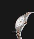 Alexandre Christie AC 5008 BTRMS Couple White Mother of Pearl Dial Dual Tone Stainless Steel Strap-1