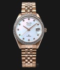 Alexandre Christie Classic Steel AC 5008 MD BRGMS Man Mother of Pearl Dial Stainless Steel Strap-0