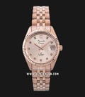 Alexandre Christie Classic Steel AC 5013 LD BRGLN Ladies Rose Gold Dial Rose Gold St Steel Strap-0