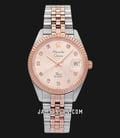 Alexandre Christie Classic Steel AC 5013 LD BTRLN V2 Rose Gold Dial Dual Tone Stainless Steel Strap-0