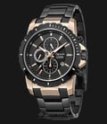 Alexandre Christie Chronograph AC 6141 MC BCABABA Men Black Dial Stainless Steel Strap-0