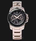 Alexandre Christie AC 6226 BF BCABA Ladies Black Pattern Dial Stainless Steel Strap-0