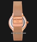 Alexandre Christie Tranquility AC 6245 BF BRGSL Ladies Silver Dial Rose Gold Mesh Strap-2