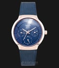 Alexandre Christie Tranquility AC 6245 BF BURBU Ladies Blue Pattern Dial Stainless Steel-0