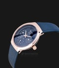 Alexandre Christie Tranquility AC 6245 BURBU Couple Blue Dial Blue Stainless Steel Strap-1