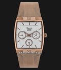 Alexandre Christie AC 6275 BF BRGSL Ladies White Dial Rose Gold Stainless Steel -0
