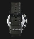 Alexandre Christie Chronograph AC 6280 MC LBGBA Man Sport Black Dial Green Leather Strap-2
