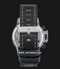 Alexandre Christie Chronograph AC 6280 MC LTBBA Man Black Dial Black Leather Strap -2