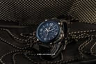 Alexandre Christie Chronograph AC 6281 MC LTUBU Blue Dial Black Leather Strap-3
