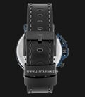 Alexandre Christie Chronograph AC 6281 MC LUBBU Men Blue Dial Black Leather Strap-2