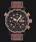 Alexandre Christie AC 6308 MC LBRBO Man Sport Brown Dial Brown Leather Strap-0