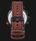 Alexandre Christie AC 6308 MC LIPBAOR Man Sport Black Dial Brown Leather Strap-2