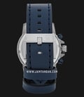 Alexandre Christie Chronograph AC 6410 MC LTUBABU Men Dual Tone Dial Blue Leather Strap-2