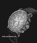 Alexandre Christie ACF-6429-MCLEPBA Sport Chronograph Men Skeleton Dial Black Leather Strap-1