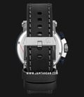 Alexandre Christie AC 6429 MC LTUBU Sport Chronograph Men Skeleton Dial Black Leather Strap-2