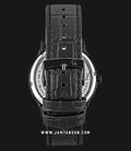 Alexandre Christie AC 6437 MF LIPBA Men Black Dial Black Leather Strap-2