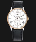 Alexandre Christie AC 6437 MF LTRSL White Dial Stainless Steel Case Leather Strap-0