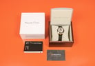 Alexandre Christie AC 6455 BGDIV Couple Gold Dial Stainless Steel Strap-3
