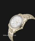 Alexandre Christie Multifunction AC 6455 BF BGPMIDR Ladies Beige Dial Gold Stainless Steel Strap-1