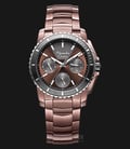 Alexandre Christie AC 6455 BF BTNBO Ladies Brown Sunray Dial Stainless Steel Strap-0