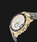 Alexandre Christie AC 6455 BGDIV Couple Gold Dial Stainless Steel Strap-1