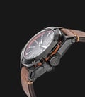 Alexandre Christie AC 6456 MD LIPBO Man Wood Pattern Dial Brown Leather Strap-1