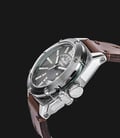 Alexandre Christie AC 6456 MD LTBBA Man Silver Pattern Dial Brown Leather Strap-1