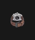 Alexandre Christie AC 6456 MD LTBBA Man Silver Pattern Dial Brown Leather Strap-2