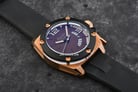 Alexandre Christie Signature AC 6456 MD RBRBO Man Brown Dial Brown Rubber Strap-5