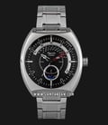 Alexandre Christie AC 6464 MC BSSBA Younique Man Black Dial Stainless Steel Strap-0