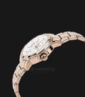 Alexandre Christie AC 6473 BF BRGSL Ladies White Dial Rose Gold Stainless Steel Strap-1