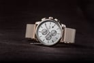 Alexandre Christie AC 6485 MC BCGSL Chronograph Silver Dial Light Gold Stainless Steel-3