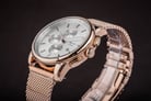 Alexandre Christie AC 6485 MC BRGSL Chronograph Silver Dial Rose Gold Stainless Steel-4