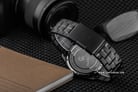 Alexandre Christie AC 6496 MC BIPBA Chronograph Man Black Dial Black Stainless Steel-6