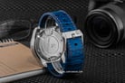 Alexandre Christie AC 6500 MC LSSBU Chronograph Man Black Dial Blue Leather Strap-6