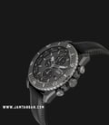 Alexandre Christie AC 6503 MC LEPBA Sport Chronograph Men Black Dial Black Leather Strap-1