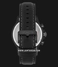 Alexandre Christie AC 6505 MC LEPBA Chronograph Men Black Dial Black Leather Strap-2