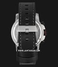 Alexandre Christie AC 6509 MC LTBBA Sport Chronograph Men Black Dial Black Leather Strap-2