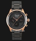 Alexandre Christie AC 6513 MF BBRBA Sport Chronograph Men Black Dial Black Stainless Steel Strap-0