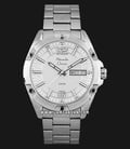 Alexandre Christie Classic AC 6518 ME BSSSL Men Silver Dial Stainless Steel Strap-0